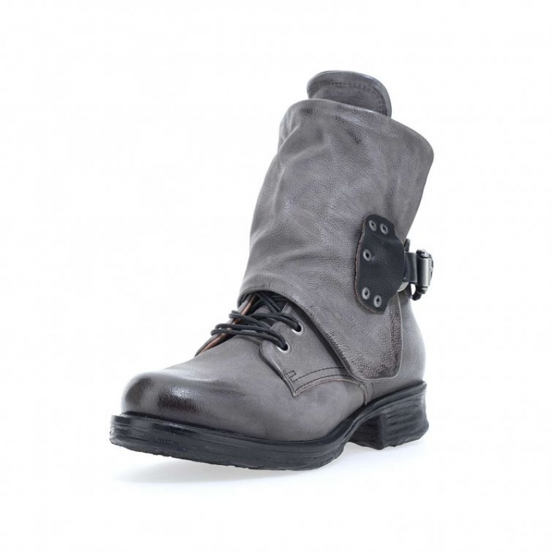 A.S.98 Saintec 259211 Ankle boots Dames Grijs | BE-WCALQJ085