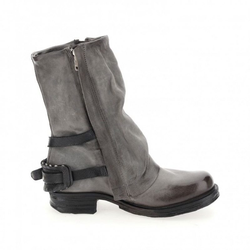 A.S.98 Saintec 259214 Ankle boots Dames Grijs | BE-XJHWNR736