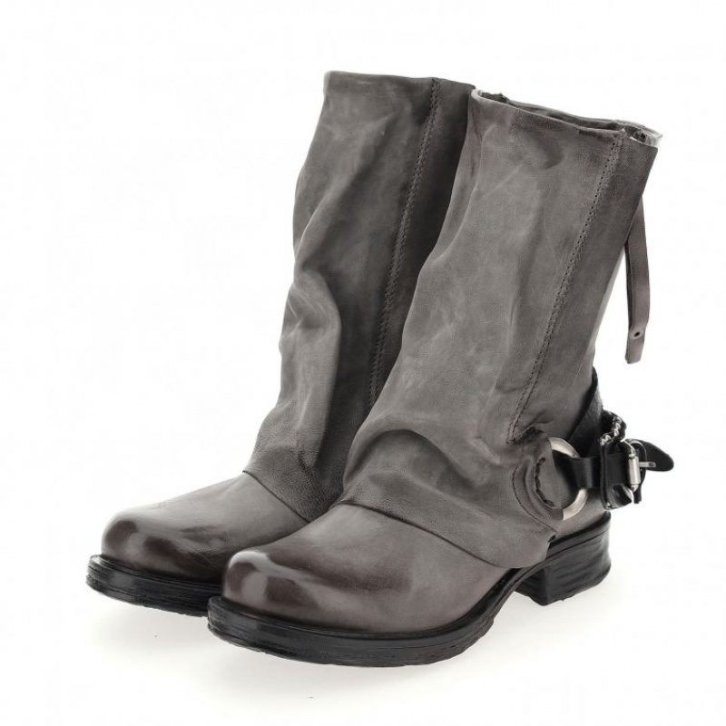 A.S.98 Saintec 259214 Ankle boots Dames Grijs | BE-XJHWNR736