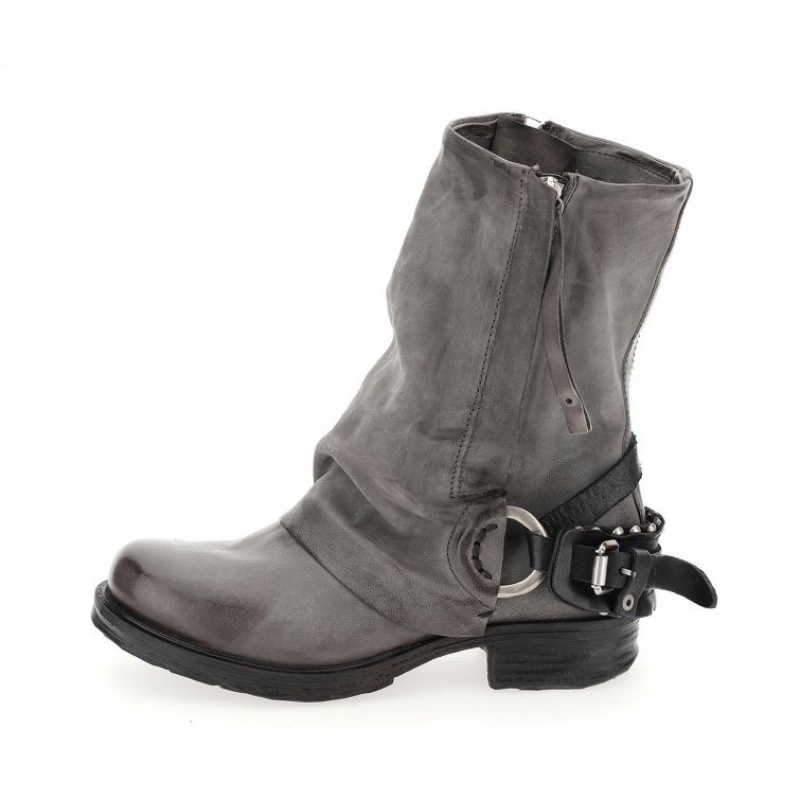 A.S.98 Saintec 259214 Ankle boots Dames Grijs | BE-XJHWNR736