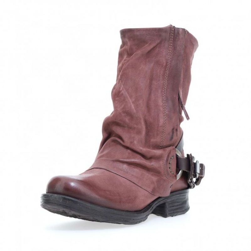 A.S.98 Saintec 259214 Ankle boots Dames Rood | BE-VWQBXI867