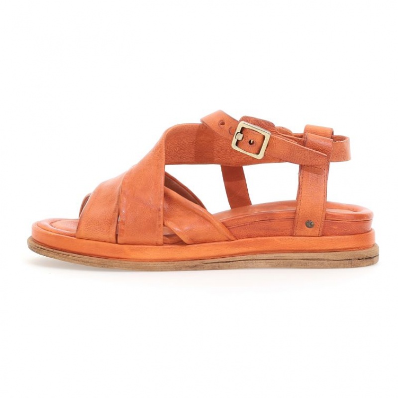 A.S.98 Sallie Sandalen Dames Oranje | BE-WCLADF752