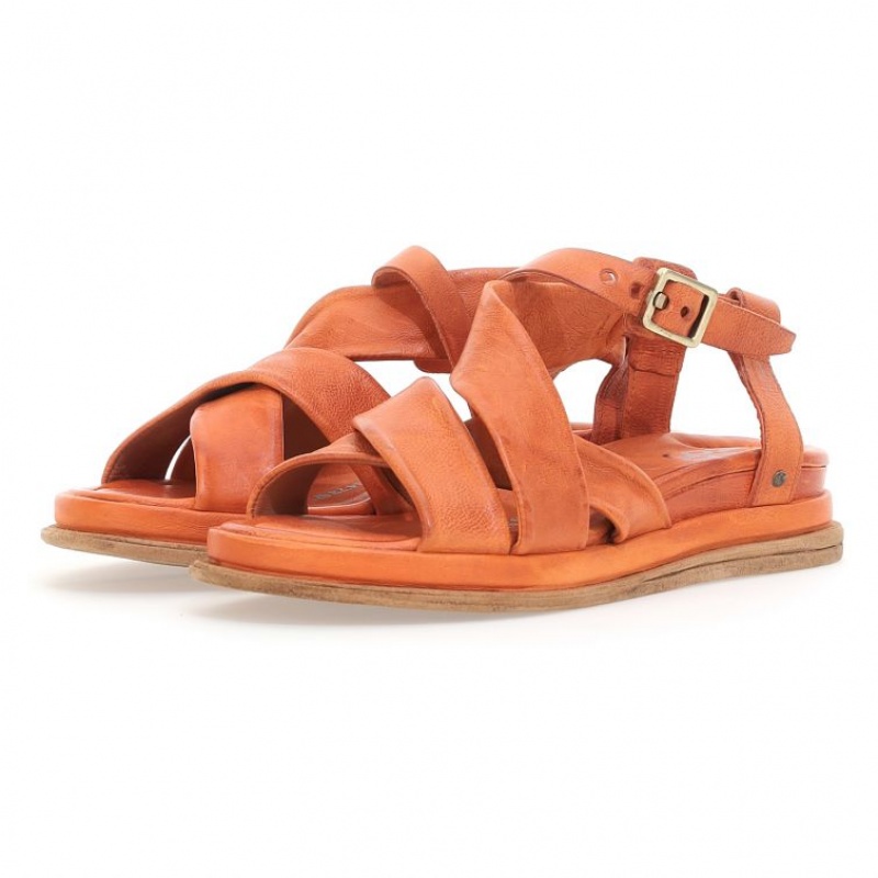 A.S.98 Sallie Sandalen Dames Oranje | BE-WCLADF752