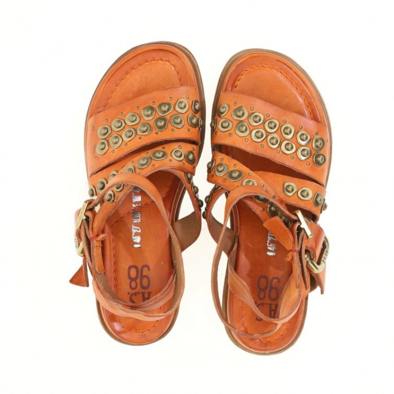 A.S.98 Savanna Sandalen Dames Oranje | BE-ZFOAJB387