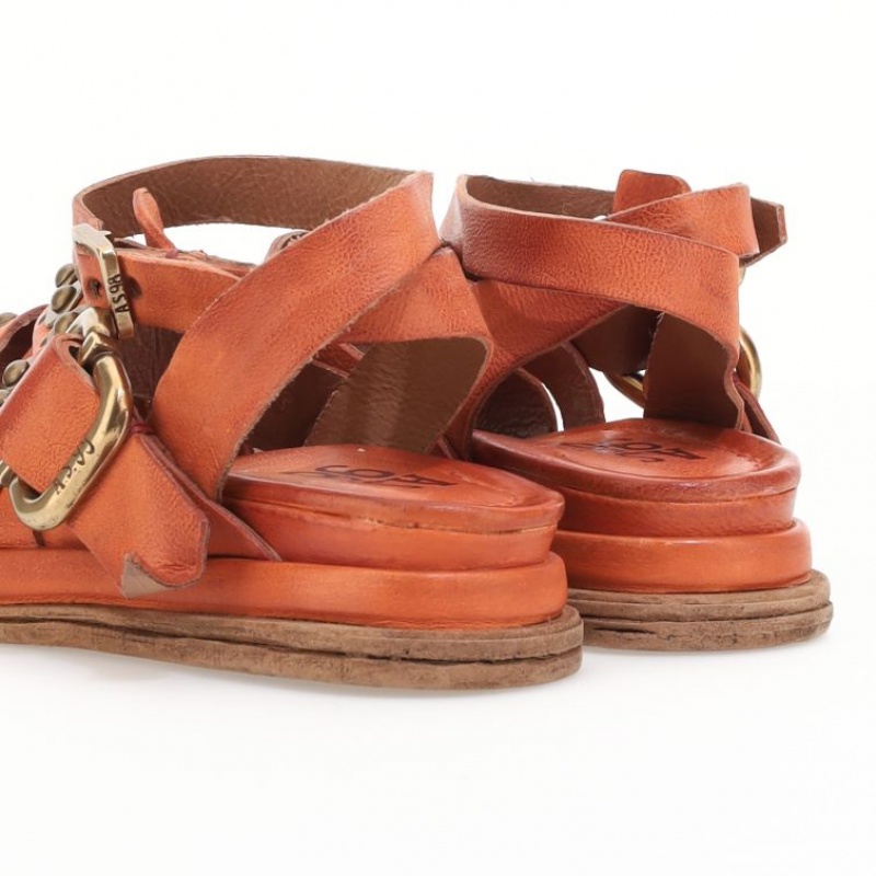 A.S.98 Savanna Sandalen Dames Oranje | BE-ZFOAJB387