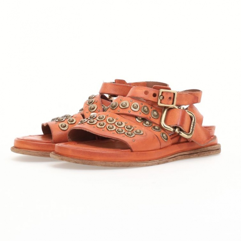 A.S.98 Savanna Sandalen Dames Oranje | BE-ZFOAJB387