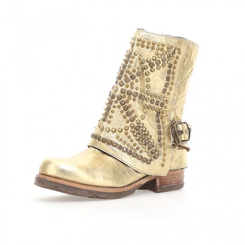 A.S.98 Shana Ankle boots Dames Goud | BE-MQODTF873