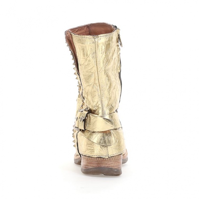 A.S.98 Shana Ankle boots Dames Goud | BE-MQODTF873