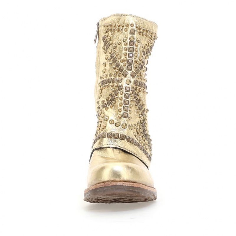 A.S.98 Shana Ankle boots Dames Goud | BE-MQODTF873