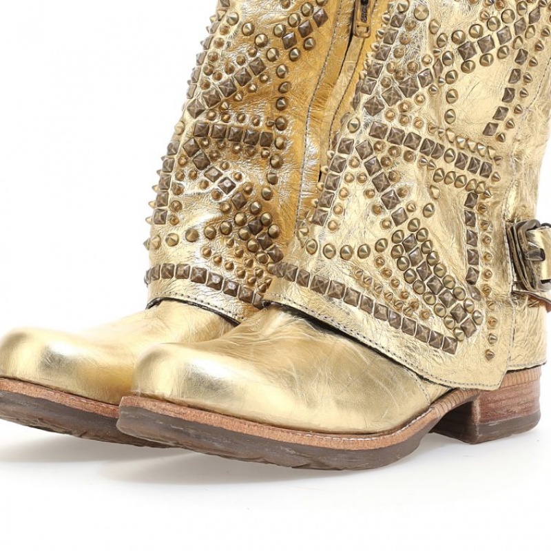 A.S.98 Shana Ankle boots Dames Goud | BE-MQODTF873