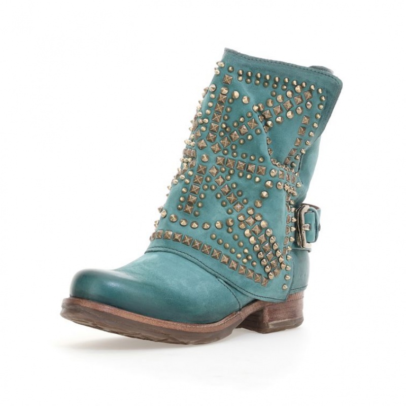 A.S.98 Shana Ankle boots Dames Groen | BE-ABNEUV871