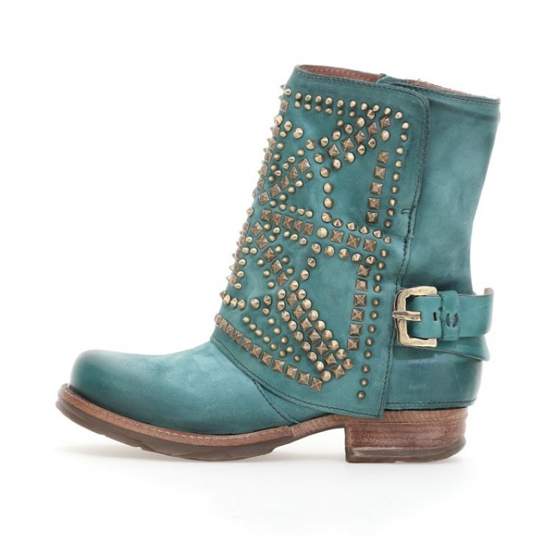 A.S.98 Shana Ankle boots Dames Groen | BE-ABNEUV871