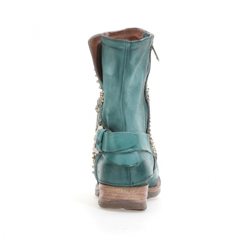 A.S.98 Shana Ankle boots Dames Groen | BE-ABNEUV871