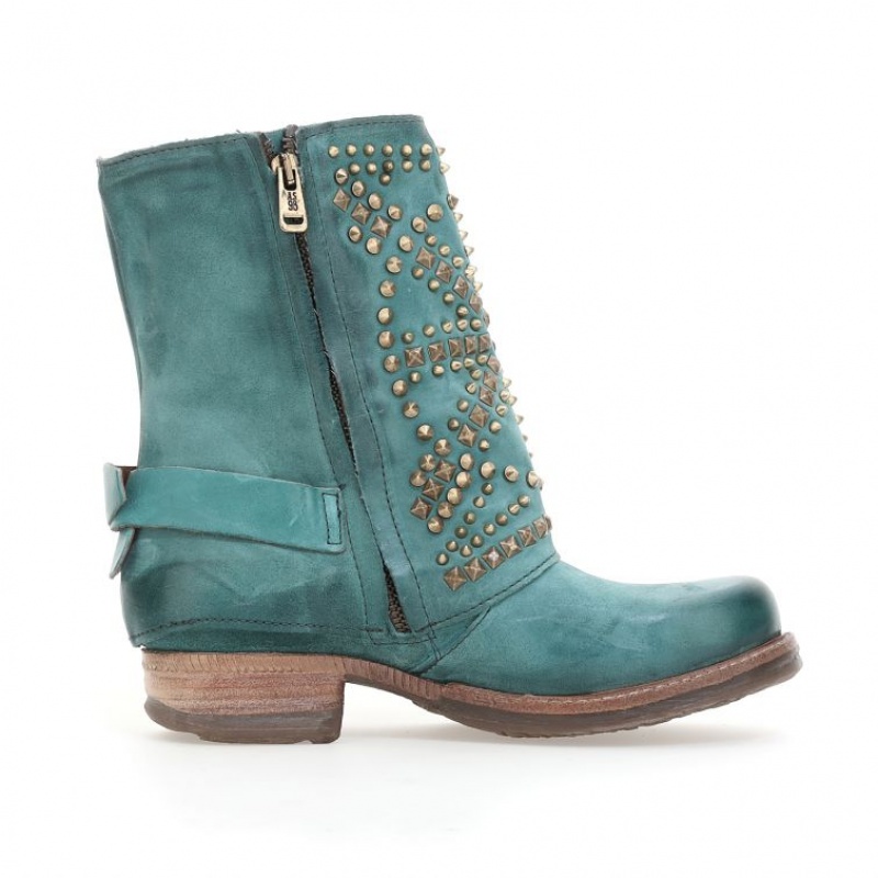 A.S.98 Shana Ankle boots Dames Groen | BE-ABNEUV871