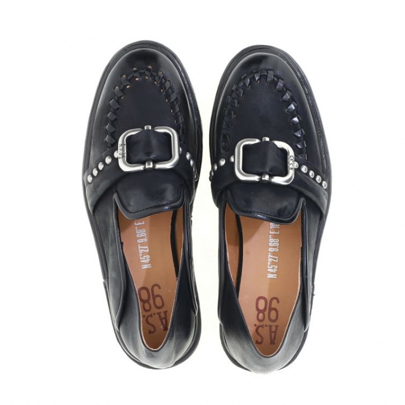 A.S.98 Tamika flat shoes Dames Zwart | BE-DARGIB972