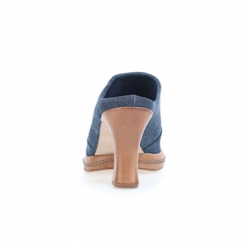 A.S.98 Vannie Mules Dames Blauw | BE-PXQZFU368