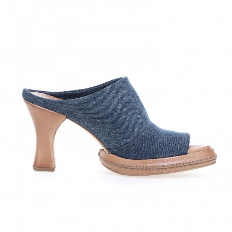 A.S.98 Vannie Mules Dames Blauw | BE-PXQZFU368