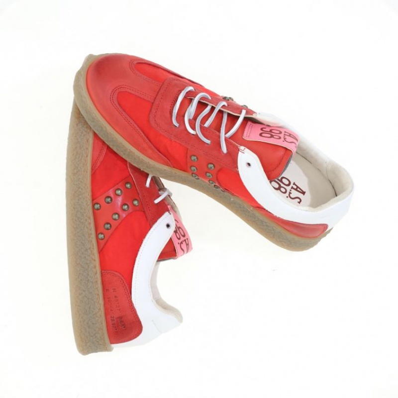 A.S.98 Waldo Sneakers Heren Rood | BE-CJUQVH308