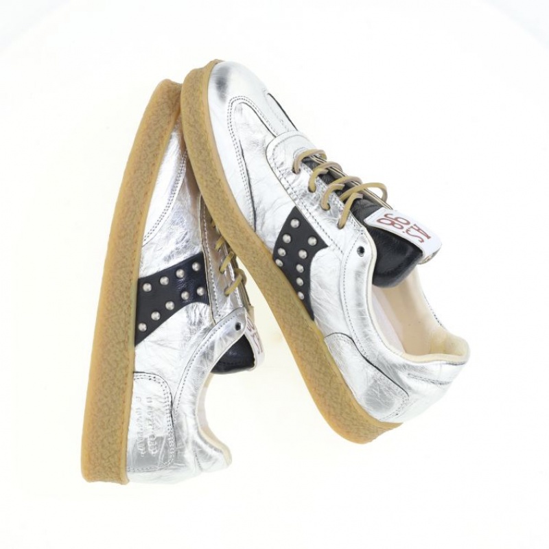 A.S.98 Waldo Sneakers Heren Zilver | BE-GRYOIE163