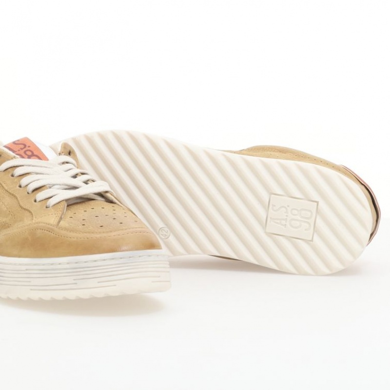 A.S.98 Yorik Sneakers Heren Khaki | BE-TFBQCK863