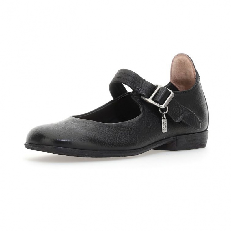 A.S.98 Zowie flat shoes Dames Zwart | BE-SZYRUM236