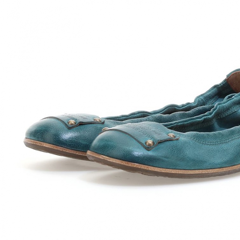 A.S.98 Zula flat shoes Dames Groen | BE-RKEQIP327