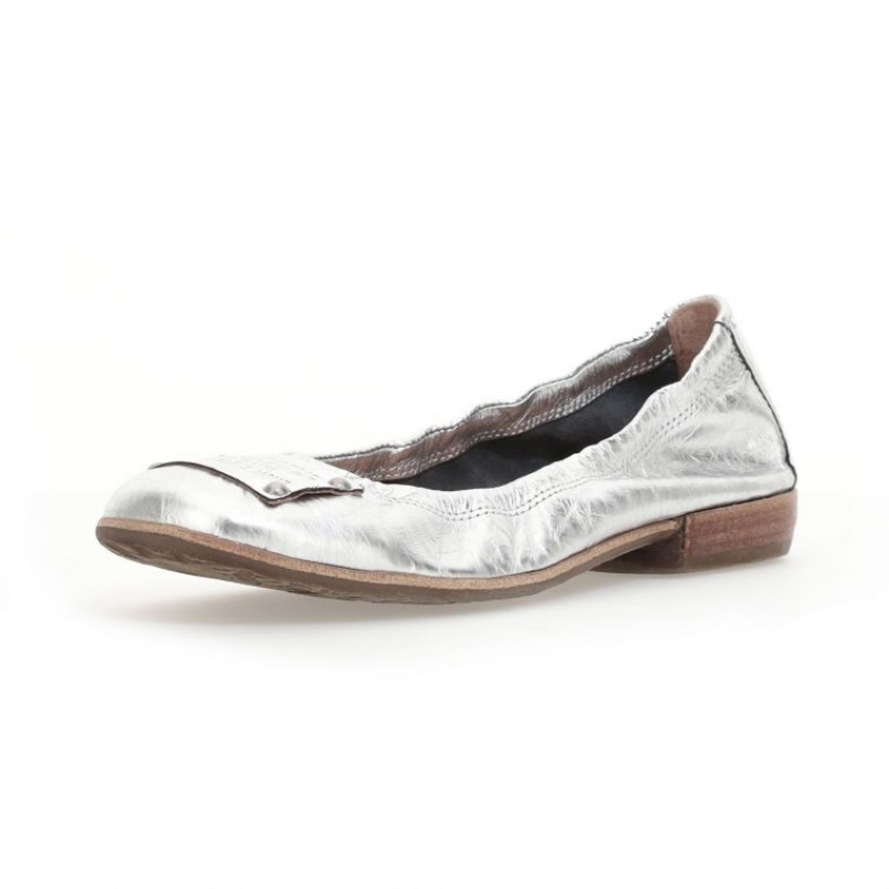 A.S.98 Zula flat shoes Dames Zilver | BE-ANVXOW058