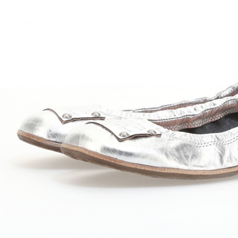 A.S.98 Zula flat shoes Dames Zilver | BE-ANVXOW058